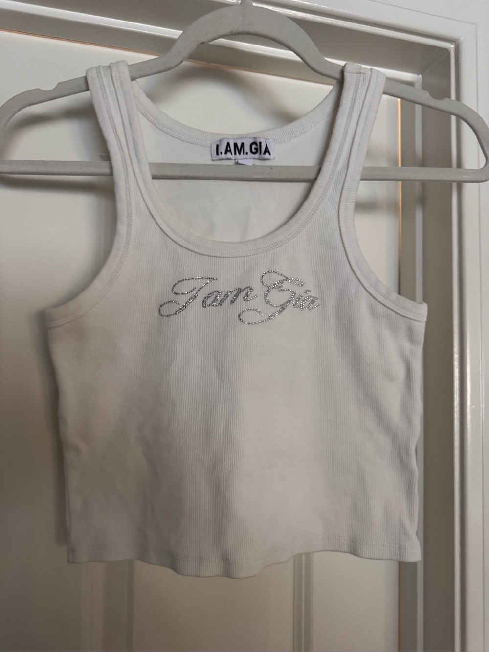 I Am Gia tank top crop small/Med.